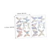 STOBAZA 8 Sets Cute Butterfly Window Decals Bird Collision Window
