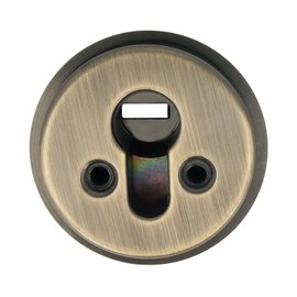 Amig - Crest 30-65L | Heavy Duty DIY Solution | Brass Door Latch Electric | NFC Lock | Mortice Lock 240mm Leather Brass