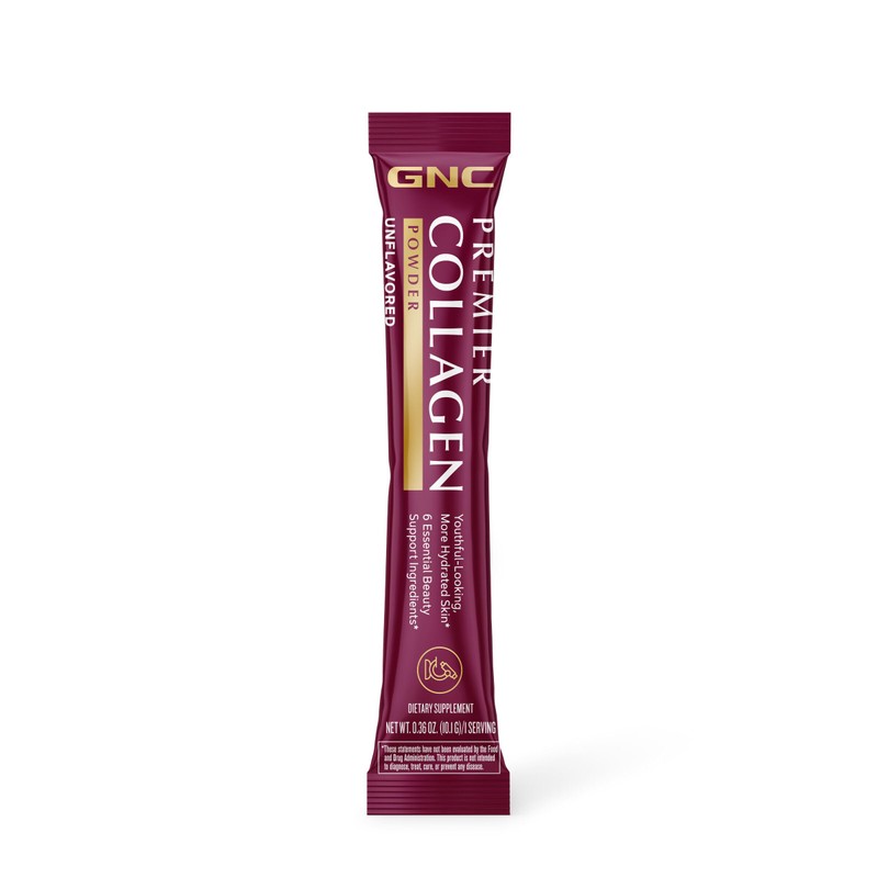 GNC Premier Collagen Powder, with 6 Essential Beauty Support Ingredients,