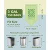 AYOTEE 150 Count Compostable Trash Bags 3 Gallon Trash Bag,