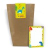 Junaversum 10 Invitations for the 4th Children's birthday boy dinosaur