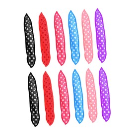FRCOLOR 24pcs Flexible Sponge Hair Rollers Non-Damaging Sleep Curler Set Multi-Color Pillow Curlers for Hair Types for Overnight Use