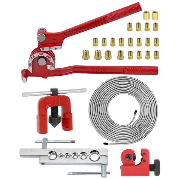 Haokixin 3/16 Inch 26Pcs Brake Line Bender Flaring Tool Include