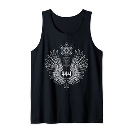 Angel Number 444 Sacred Geometry Healing Tank Top
