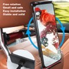 Car Back Seat Headrest Mobile Phone Mount Adjustable Rear Pillow