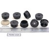 Pkg of 250 - Black Nylon Push in Expandable Grommet