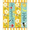 Studio M Bumbly Bees Art Pole Outdoor Decorative Garden Post,