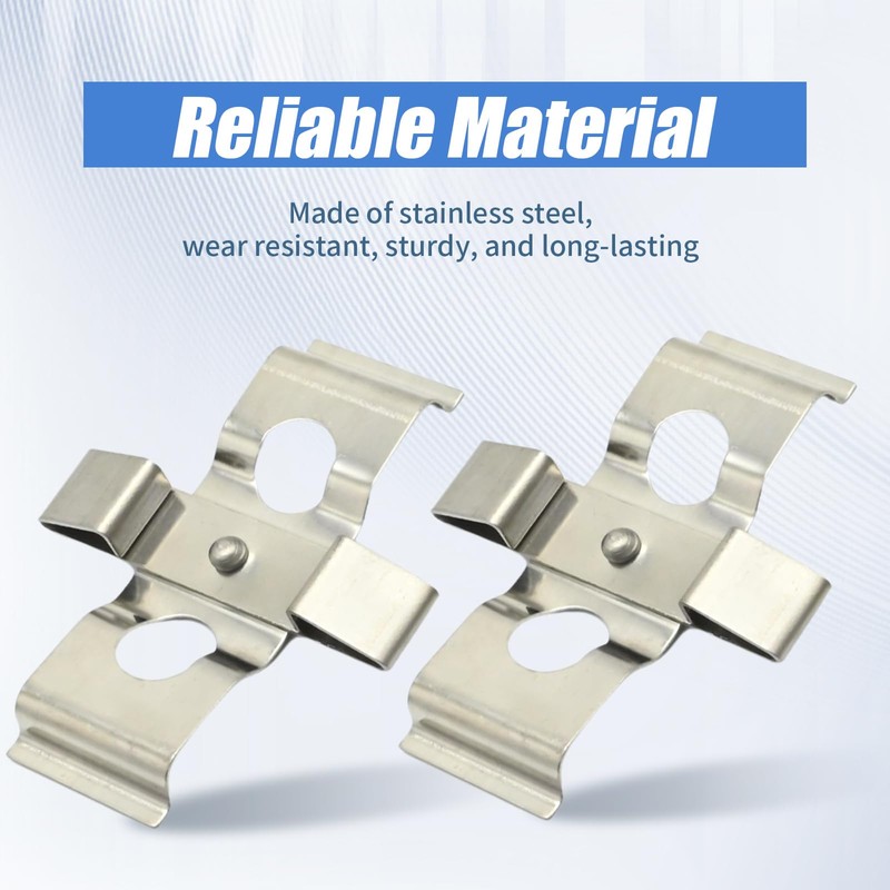 Hoypeyfiy BPF1266C Front Brake Pads Fitting Pins Kit with Disc