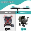 PROTEC TIF | Faux Leather Handlebar Covers Compatible with Bugaboo