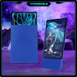 TitanShield Board Game Trading Card Sleeves Standard Size Cover Protector for MTG Baseball Collection Dropmix Green Pack of 150