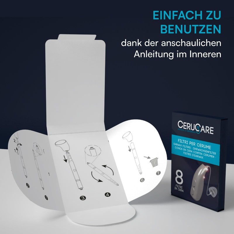 CeruCare Wax Filters for Hearing Aids Quick and Effective Cleaning