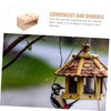Totority Transparent Parakeet Nesting Bird Breeding House with Buckle Lid