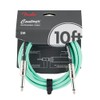 Fender 10' Contour Instrument Cable, Seafoam Green