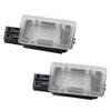 Hacreyatu LED Footwell Courtesy Under Door Step Light For Volvo