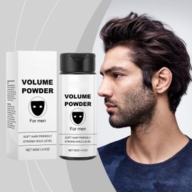 Volume Powder for Men,Texture Powder, Hair Styling Powder, Instantly Adds Texture & Volume, Easy to Apply and Carry, Natural Ingredients Strong Hold, 40g