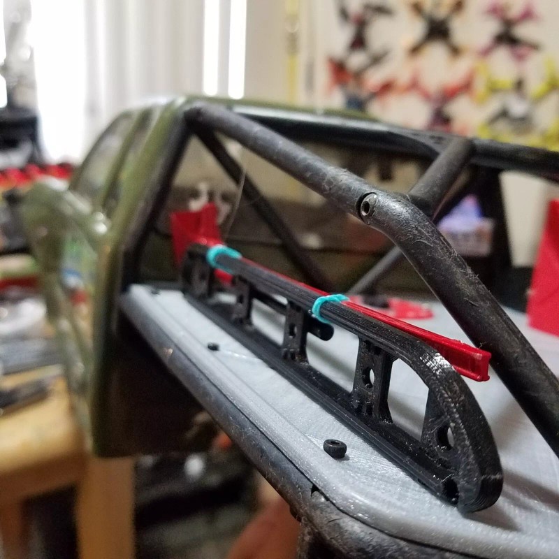 DNA Rear Flatbed & Rail System upgrade for Axial SCX10