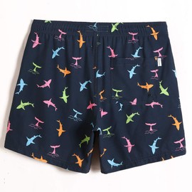 MaaMgic Mens Solid Swim Trunks Quick Dry 4 Way Stretch Mesh Lining Swimwear Bathing Suits,Dolphin,X-Large