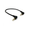 KONTONTY Stereo Audio Jack Cable Long Double Elbow Male to