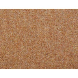 Shetland-Twill-Stoff aus reiner Wolle, Ingwer, Probe 10 x 10 cm