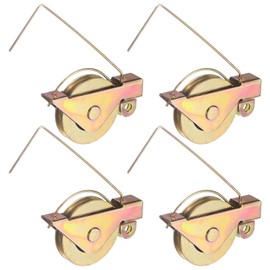 M METERXITY 4-Pack Sliding Screen Door Spring Tension Roller, 1-1/4"/ 32mm Concaved Steel Ball Bearing Used As A Top and Bottom Roller Replaces B 515 B 714 B 796 for Sliding Door Repair