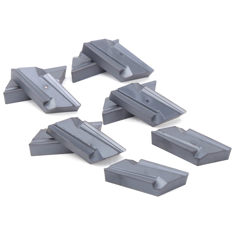 10Pcs CNC Insert Lathe Turning Tool Blade Cemented Carbide KNUX160405R‑11