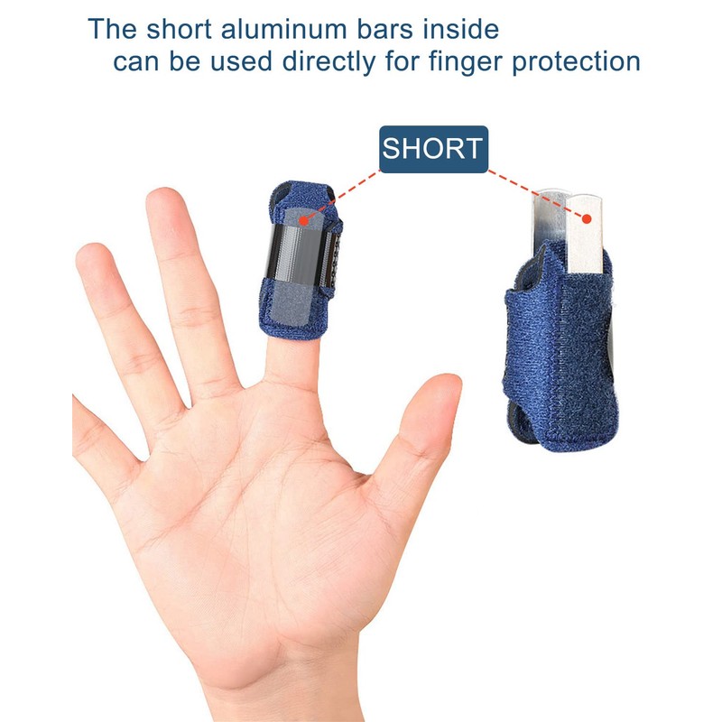 1 Pair Toe Splint Broken Toe Brace Toe Straightener for