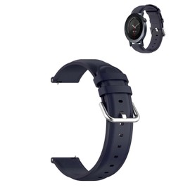 YAJOJO Bands for CMF Watch 3 Pro,Leather Wristband for CMF Watch 3 Pro Smartwatch,Soft Genuine Leather Replacement Strap,Adjustable Wristband,Dark Blue