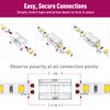 EMITEVER LED Strip Light Connector, 6 Packs LED Tape Connect