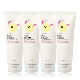 Shasha 2+2 Sasha Rice Cream Cleansing Foam 220ml Rice Cream Cleansing Foam 4pcs / 2+2 샤샤 라이스 크림 클렌징 폼 220ml 라이스 크림 클렌징 폼 4개
