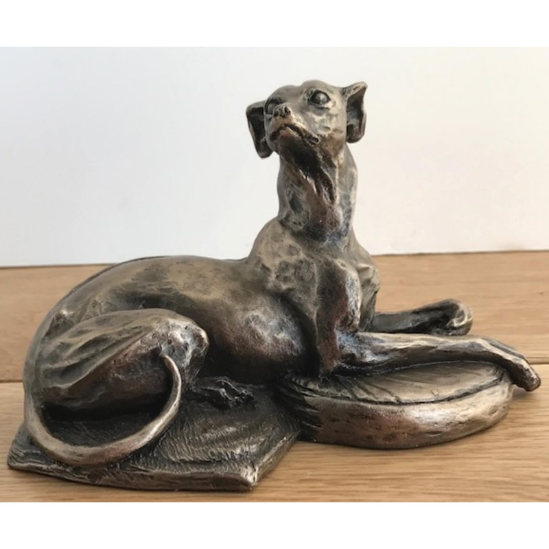 Fiesta Studios Harriet Glen's Whippet Lying Down Dog Cold Cast