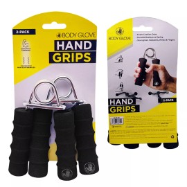 Body Glove 2-pack Foam Hand Grippers Grip Forearm Heavy Strength