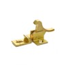 dophee 2Pcs Solid Pure Brass Lock Buckle, Bird Shaped Spring