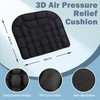 Tusvcupa Comfortable 3D Air Cell Seat Cushion, Air Inflatable Pressure