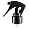 Black PET Round Bottle with mini trigger sprayer 4 oz