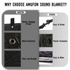 2PCS Large Sound Dampening Blanket,96" x 80" Sound Absorbing Studio
