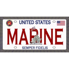Marine - Desert Storm - Magnetic Car Sign - 6in X 3.75in