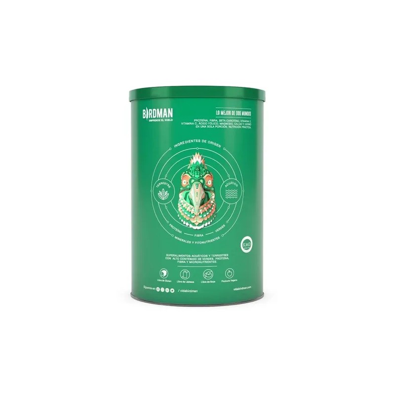 Suplemento en polvo Birdman Proteínas de Parrot sabor matcha x