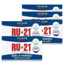 RU21 알유 6정 x 5개 RU21 Al-you 6 tablets x 5 packs