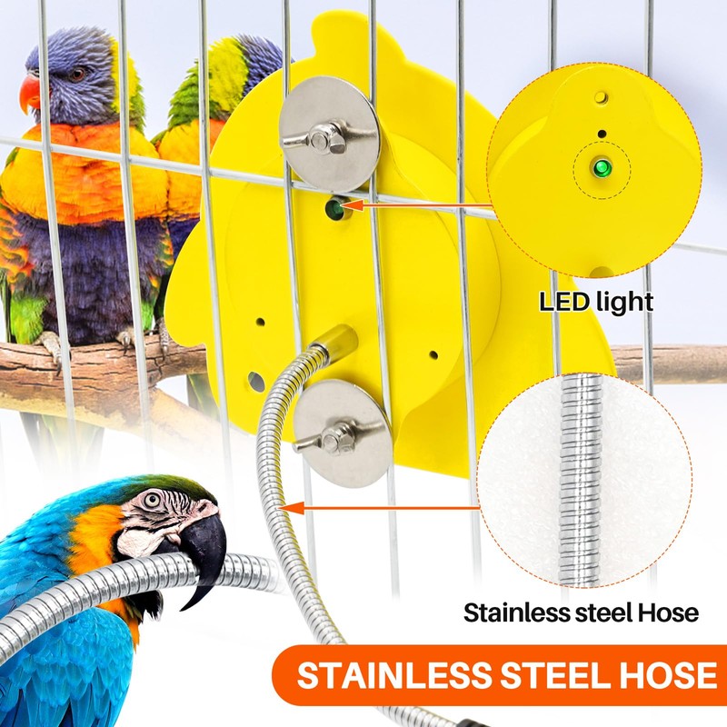 MasXirch Bird Cage Heater for Cockatiels Parrots Parakeets Heating Bird