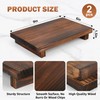 Wood Riser Tray Soap, Stand Soap Tray for Kitchen Sink,