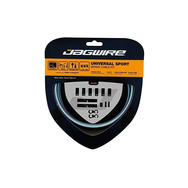 Jagwire Universal Sport Brake Cable Kit fits SRAM/Shimano and Campagnolo,