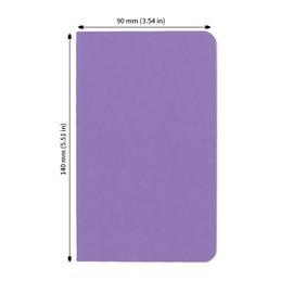 JAPCHET 36 Pack Colorful A6 Small Pocket Notebooks, Small Notebooks Notepads Journal for Traveler Office Home, 12 Colors, 30 Sheets, 3.5 x 5.5 Inches