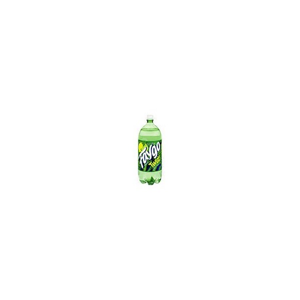 Faygo Twist lemon lime flavor soda, 2-liter plastic bottle
