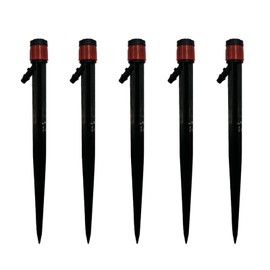 Drip Irrigation Emitters Sprayer, 100 Durable, High Efficiency Drip Emitter for Irrigation System (13cm / 5.1in Red)