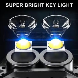 Minsk EDC Flashlight, Small Flashlights Keychain Flashlight, 1000 Lumen Keychain Light with Clip, 8 Mode Mini Flashlight, IPX4 Waterproof Light for Hiking, Running