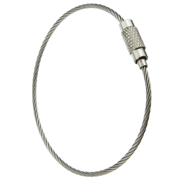 Key Holder Wire Ring Approximately 15 cm 10-Piece Set Screw-Type