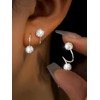 Women's Elegant Rhinestone Decorated Earrings, Exquisite Trendy Earrings, Fashionable Jewelry