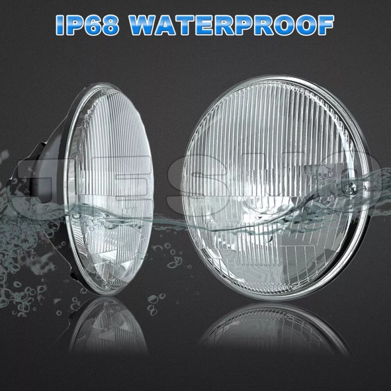 JESUO for MG MGB 1969-1981 Pair Led 7inch Round Headlights