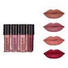 Handaiyan Labiales Brillantes Set X4 Color Larga Duración Linea 12-color Lip Gloss