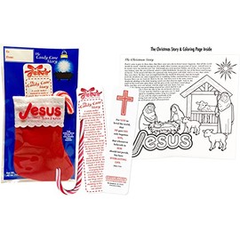 Scripture Candy, The Candy Cane Story Stocking Set, 1 Count